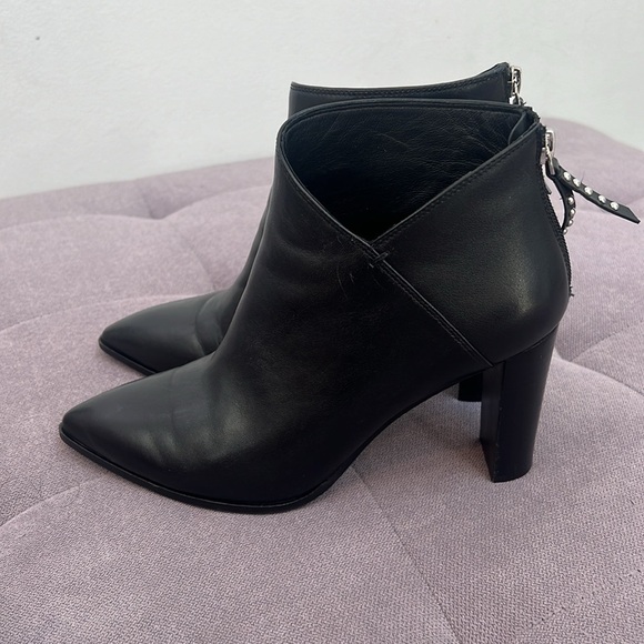 Paige Kenna leather black Booties - Picture 2 of 7